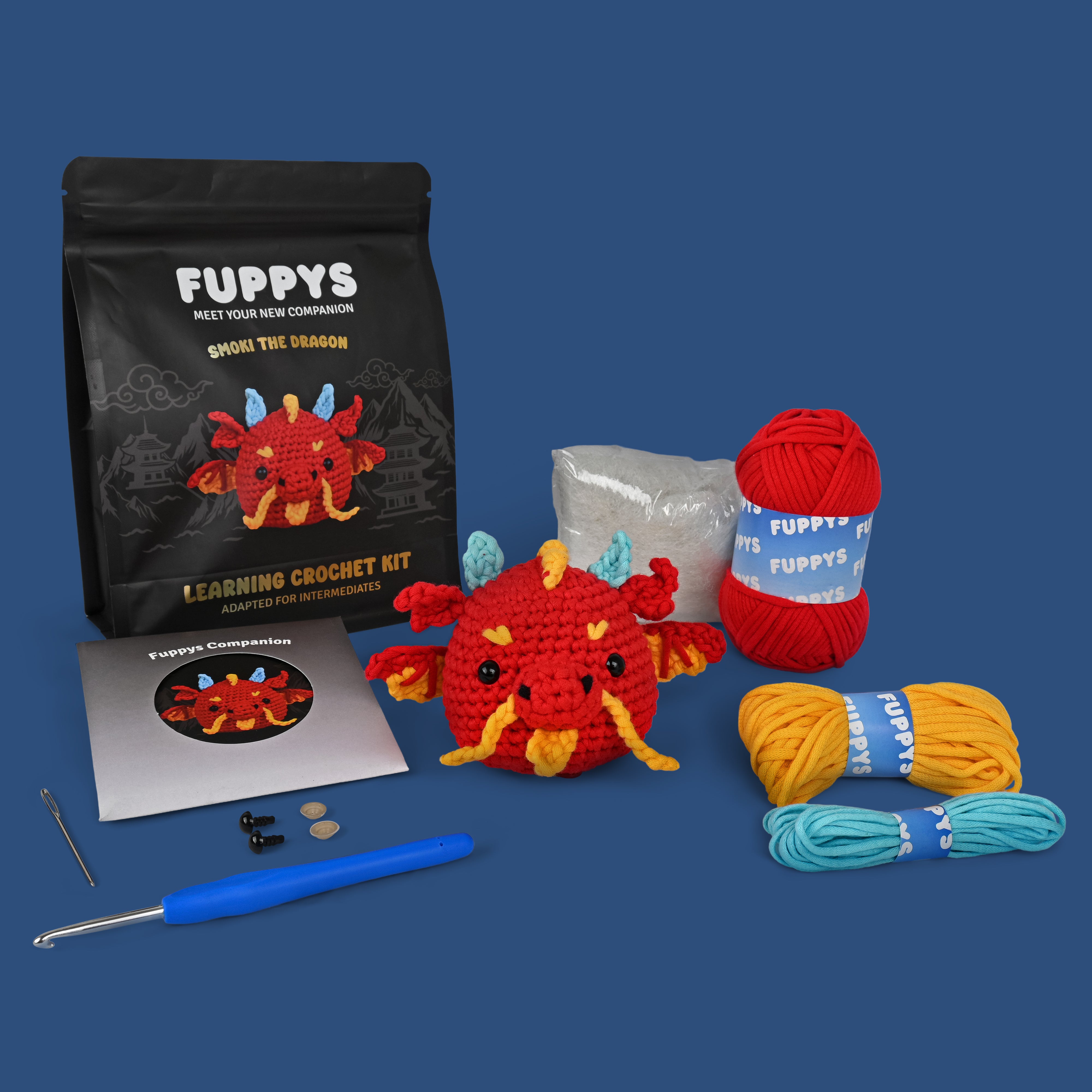 Smoki the Dragon Crochet Kit