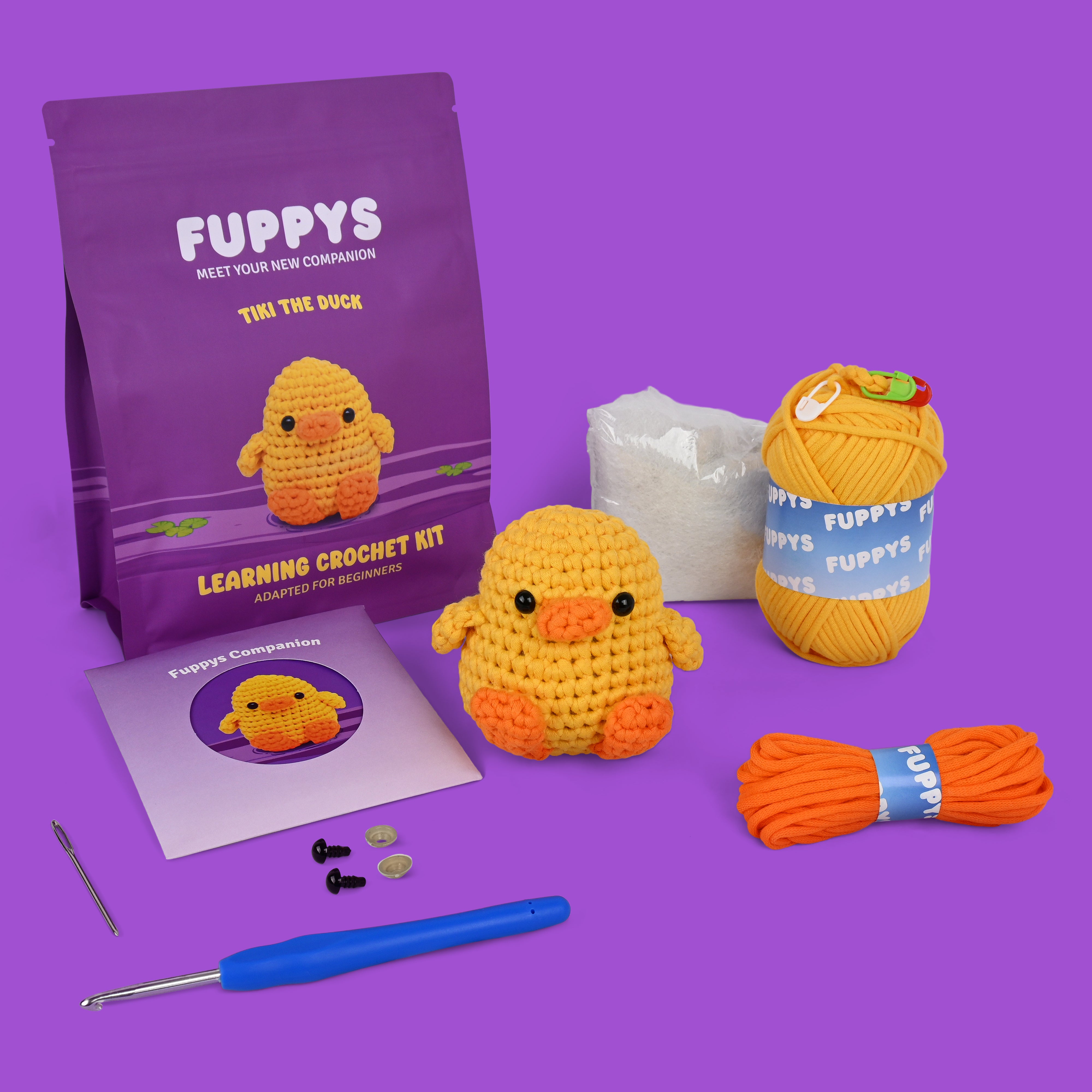 Tiki The Duck Crochet Kit