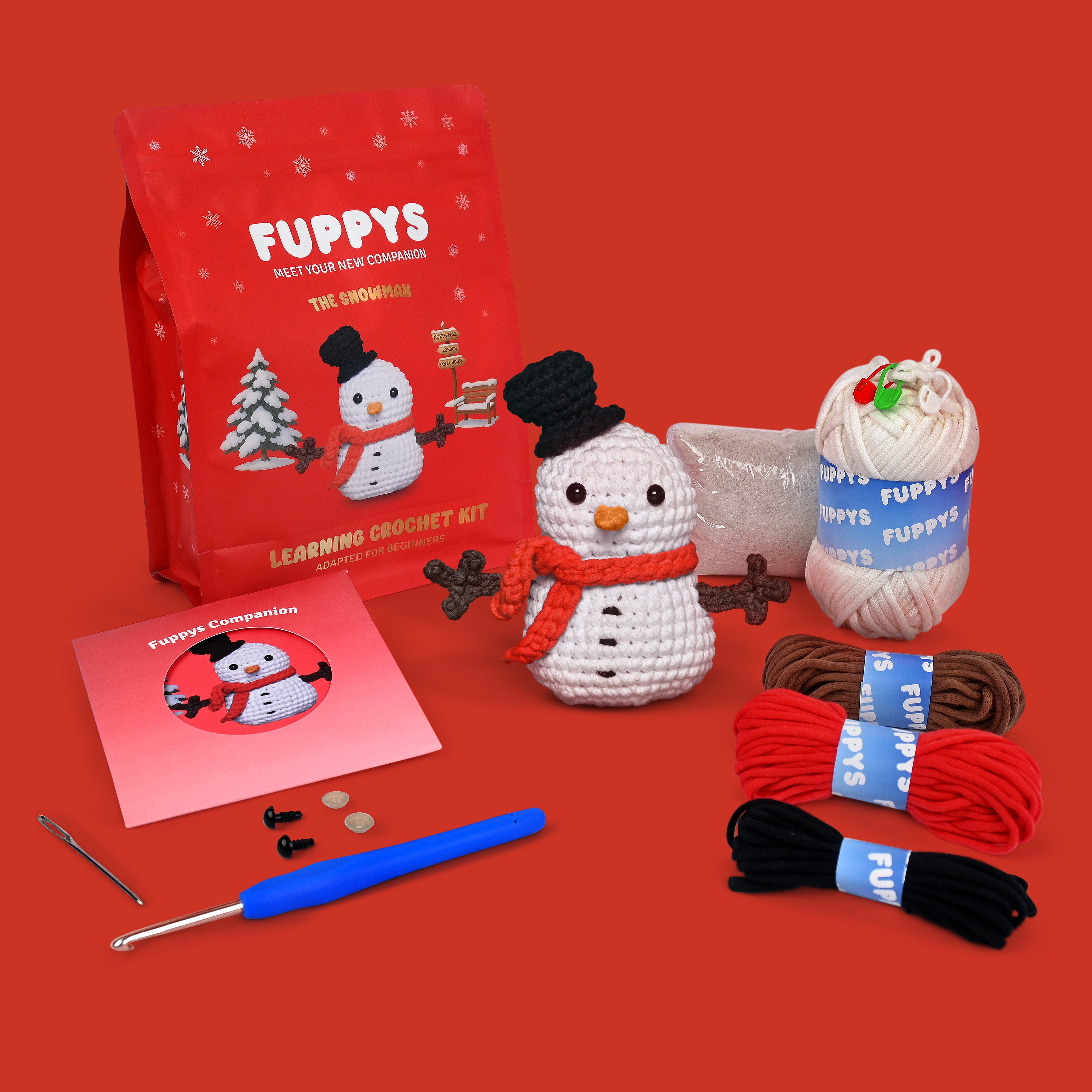 The Snowman Crochet Kit
