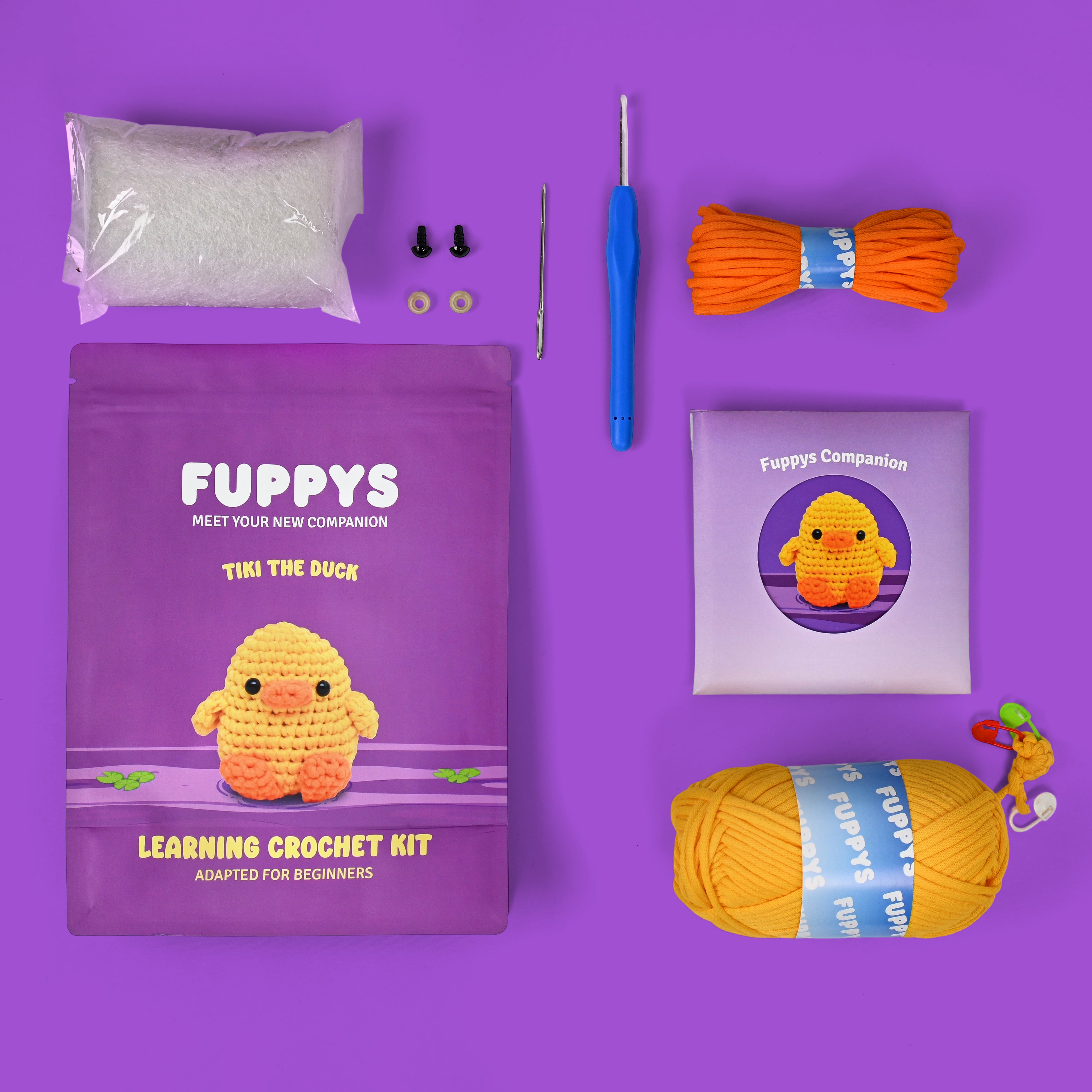 Tiki The Duck Crochet Kit