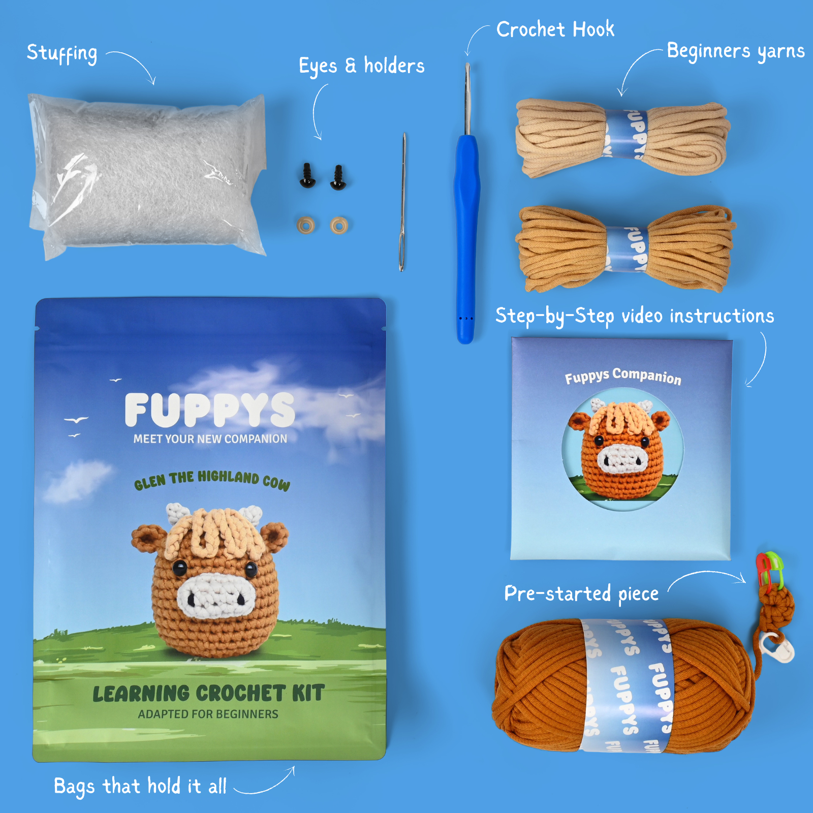 Fuppys Companion Crochet Kits