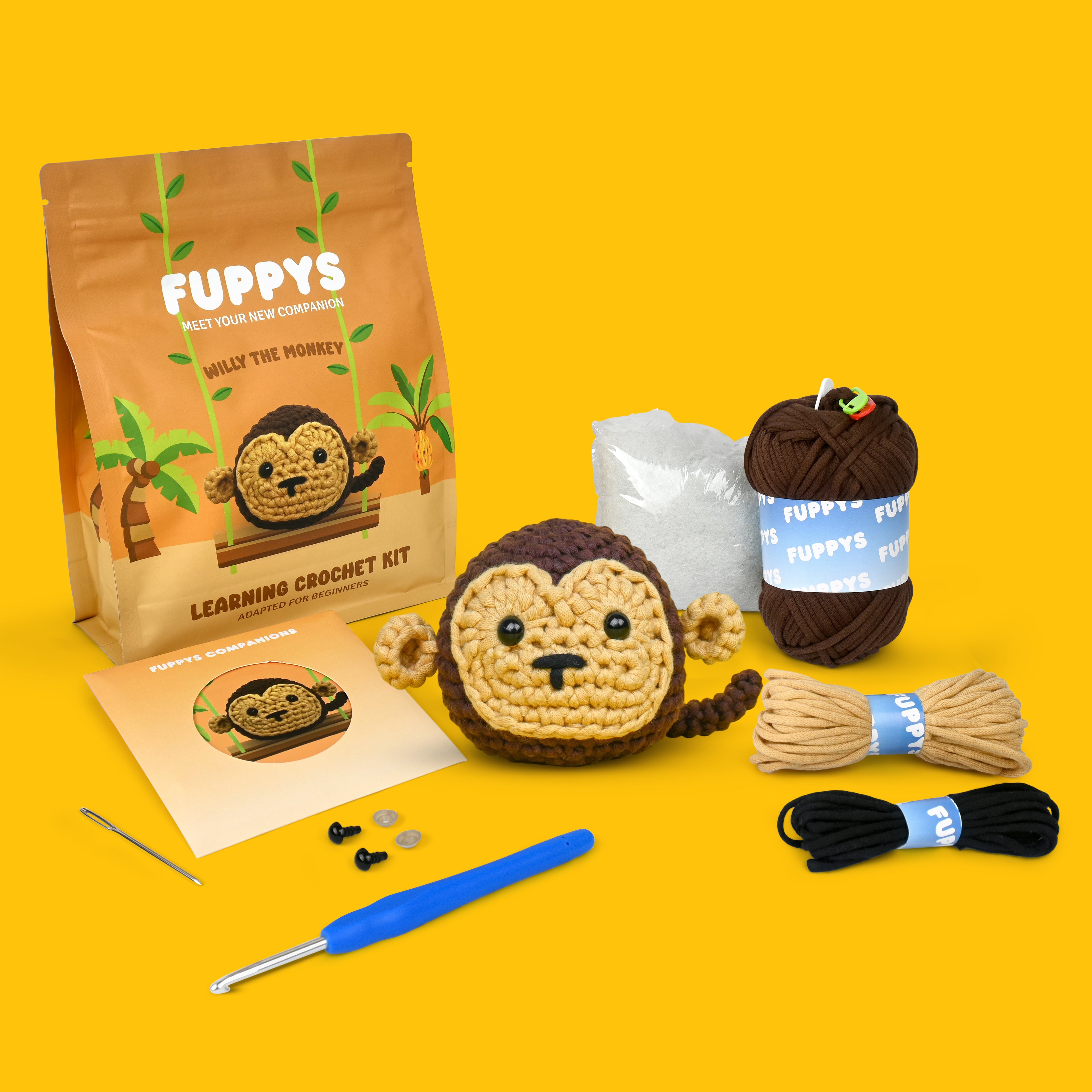 Willy the Monkey Crochet Kit