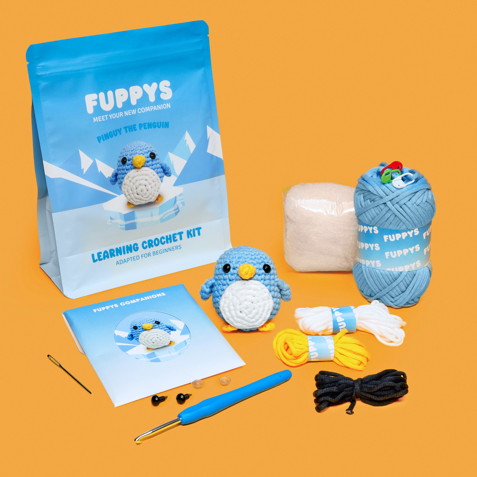 Pinguy the Penguin Crochet Kit